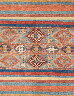 Abstract Camel Brown Modern Rug, abs2463