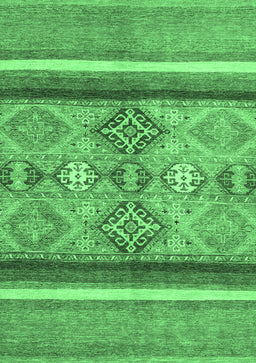 Abstract Emerald Green Modern Rug, abs2463emgrn