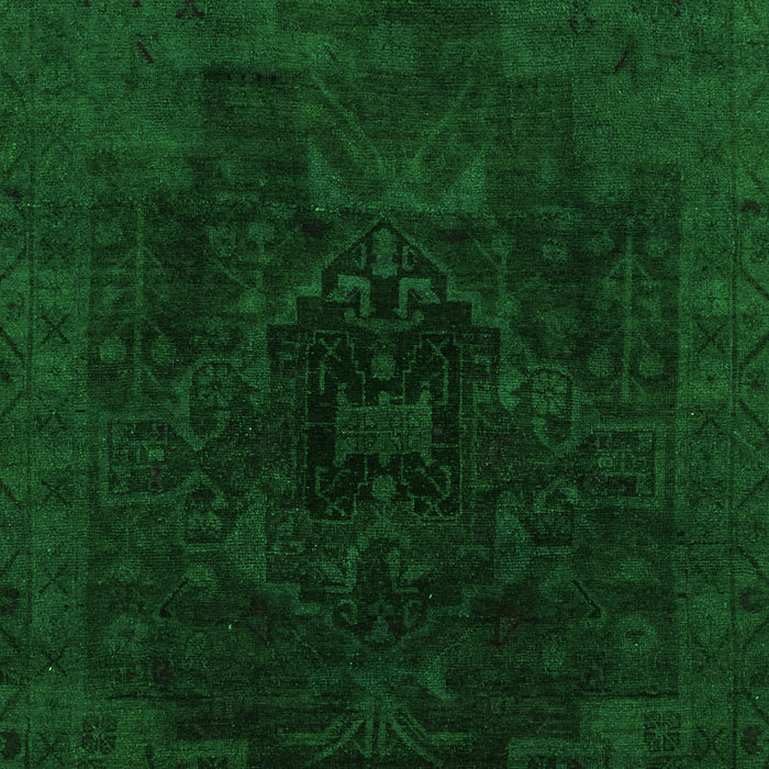 Machine Washable Abstract Green Modern Area Rugs, wshabs2464grn