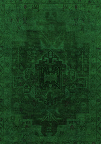 Abstract Green Modern Rug, abs2464grn