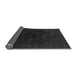 Sideview of Abstract Gray Modern Rug, abs2464gry