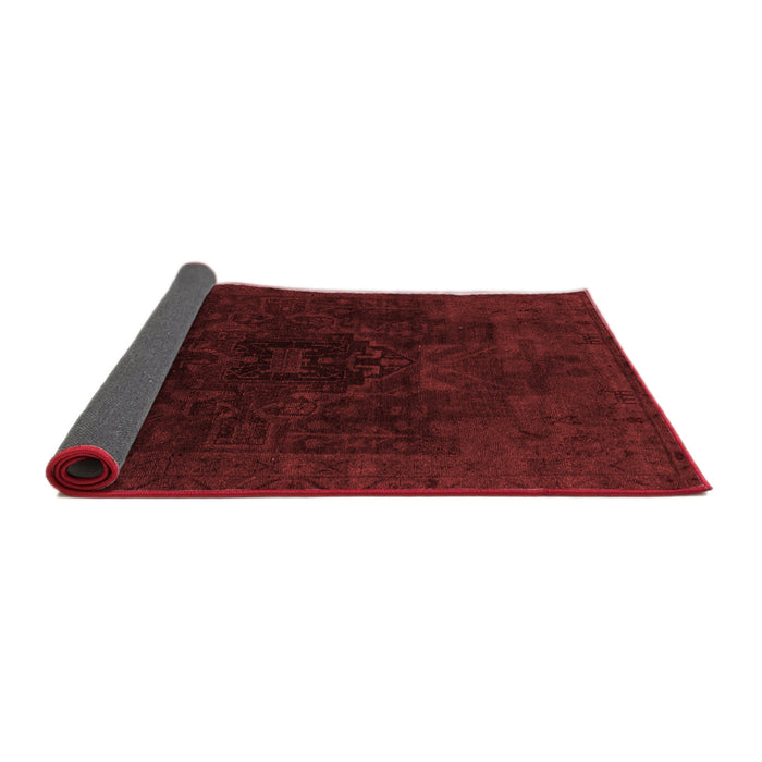 Abstract Red Modern Area Rugs