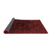 Abstract Red Modern Area Rugs