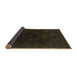 Sideview of Abstract Brown Modern Rug, abs2464brn