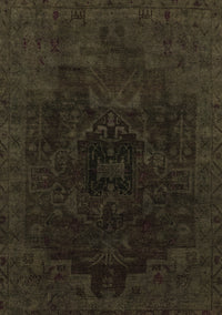 Abstract Brown Modern Rug, abs2464brn