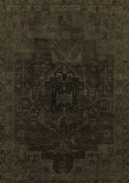 Abstract Brown Modern Rug, abs2464brn