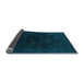 Sideview of Abstract Light Blue Modern Rug, abs2464lblu