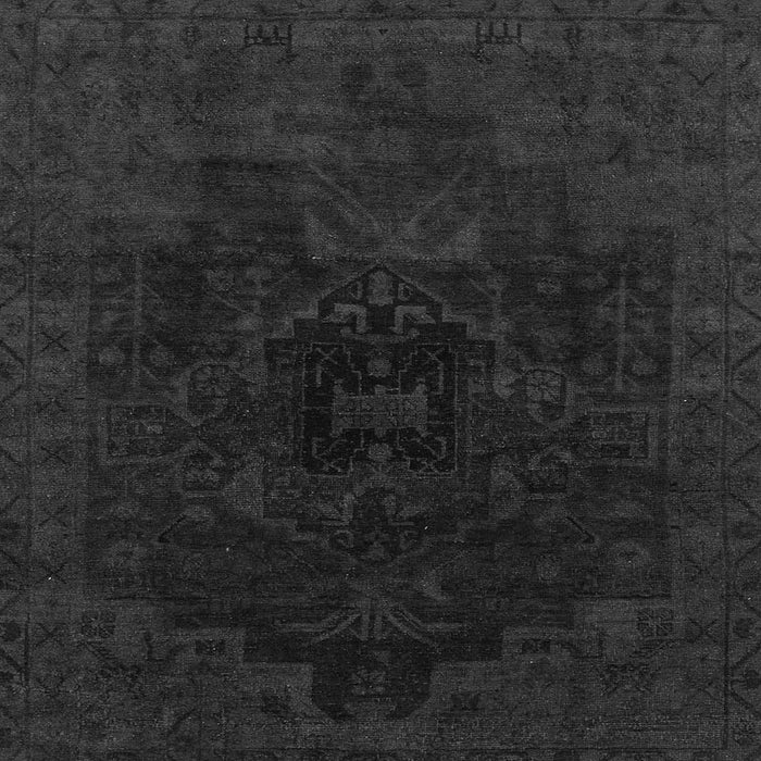 Square Abstract Gray Modern Rug, abs2464gry