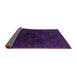 Sideview of Abstract Pink Modern Rug, abs2464pnk