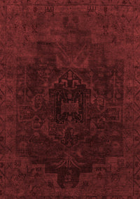 Abstract Red Modern Rug, abs2464red