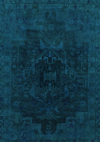 Abstract Light Blue Modern Rug, abs2464lblu