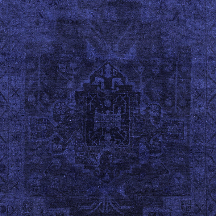 Abstract Blue Modern Rug, abs2464blu