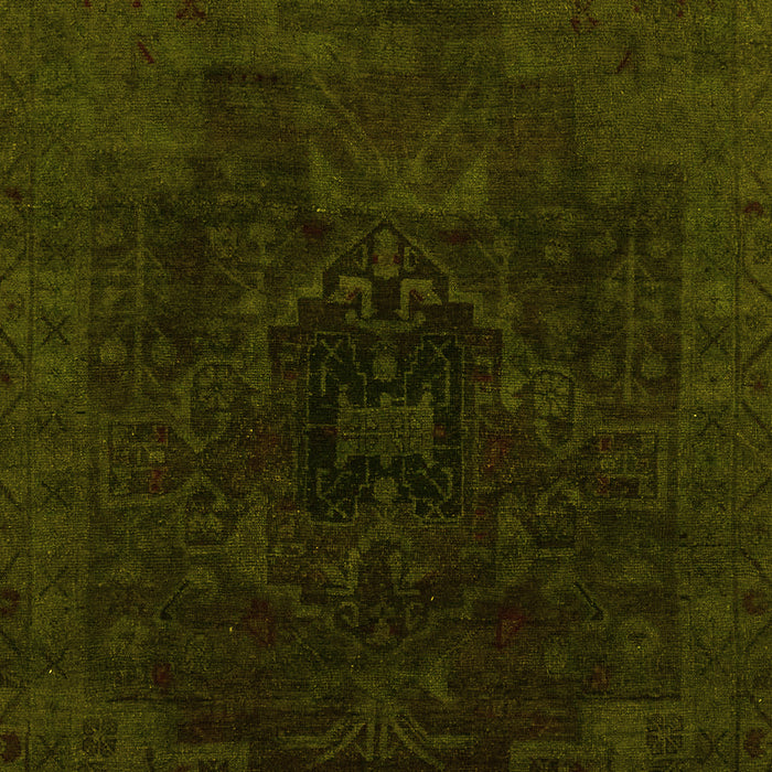 Machine Washable Abstract Yellow Modern Rug, wshabs2464yw