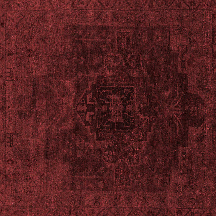 Abstract Red Modern Rug, abs2464red