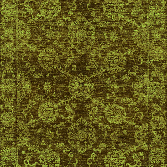 Abstract Green Modern Rug, abs2465grn