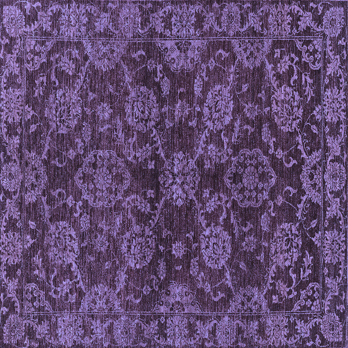 Square Machine Washable Abstract Blue Modern Rug, wshabs2465blu