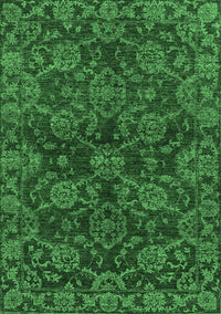 Abstract Emerald Green Modern Rug, abs2465emgrn