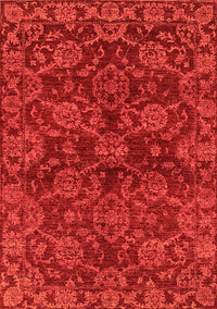 Abstract Orange Modern Rug, abs2465org