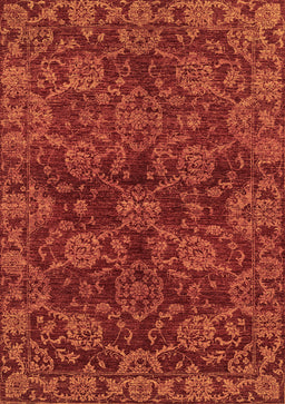 Abstract Brown Modern Rug, abs2465brn