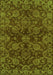 Machine Washable Abstract Green Modern Area Rugs, wshabs2465grn