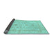 Sideview of Oriental Light Blue Traditional Rug, abs2466lblu