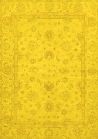 Oriental Yellow Traditional Rug, abs2466yw