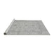 Sideview of Machine Washable Oriental Gray Traditional Rug, wshabs2466gry