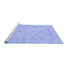 Sideview of Machine Washable Oriental Blue Traditional Rug, wshabs2466blu