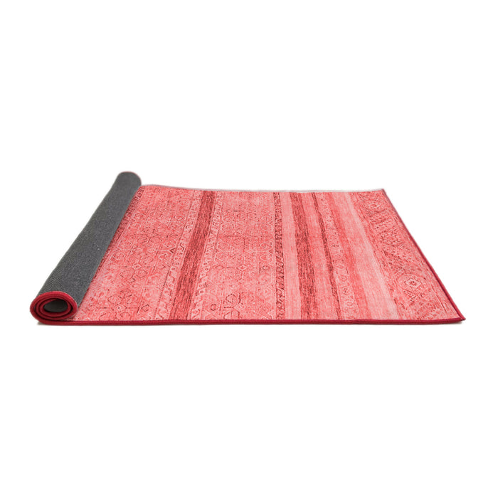 Abstract Red Modern Area Rugs