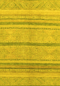 Abstract Yellow Modern Rug, abs2467yw