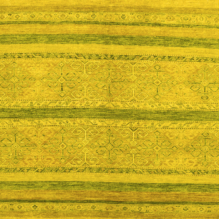 Abstract Yellow Modern Rug, abs2467yw