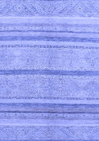 Abstract Blue Modern Rug, abs2467blu