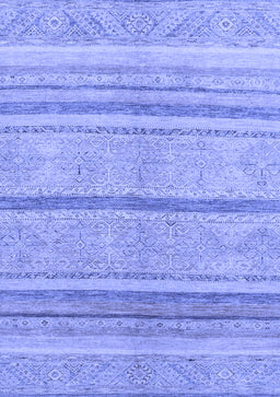Abstract Blue Modern Rug, abs2467blu