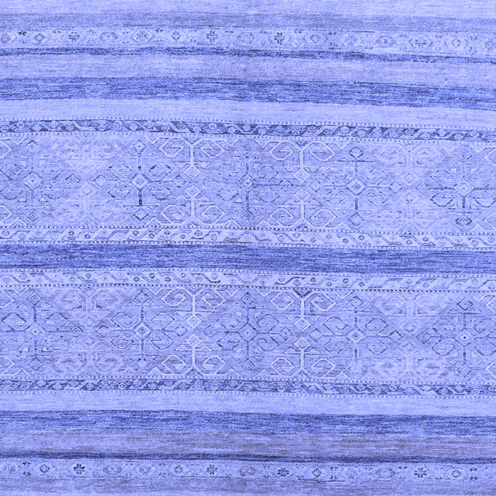 Abstract Blue Modern Rug, abs2467blu