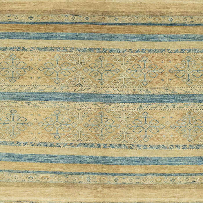 Abstract Copper Green Modern Rug, abs2467