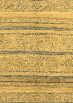 Abstract Brown Modern Rug, abs2467brn
