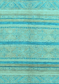 Abstract Light Blue Modern Rug, abs2467lblu