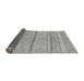 Sideview of Abstract Gray Modern Rug, abs2467gry