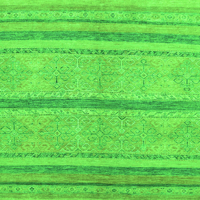 Abstract Green Modern Rug, abs2467grn