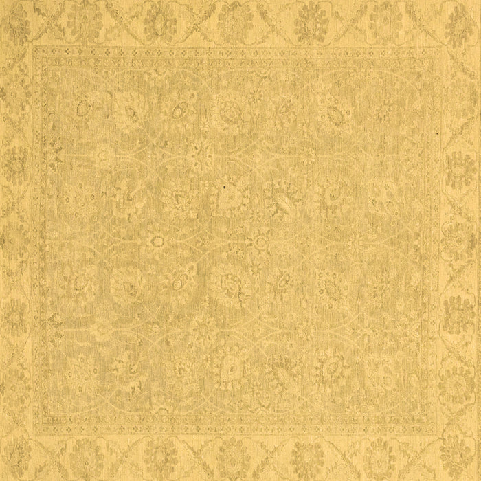Square Abstract Brown Modern Rug, abs2468brn