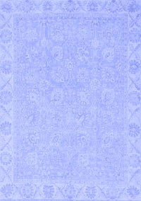 Abstract Blue Modern Rug, abs2468blu