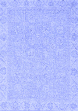 Abstract Blue Modern Rug, abs2468blu
