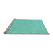 Sideview of Machine Washable Abstract Light Blue Modern Rug, wshabs2468lblu