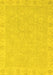 Machine Washable Abstract Yellow Modern Rug, wshabs2468yw