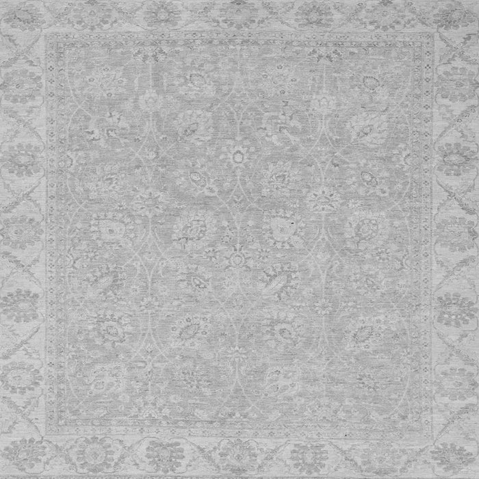 Square Abstract Gray Modern Rug, abs2468gry