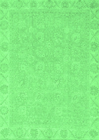 Abstract Emerald Green Modern Rug, abs2468emgrn