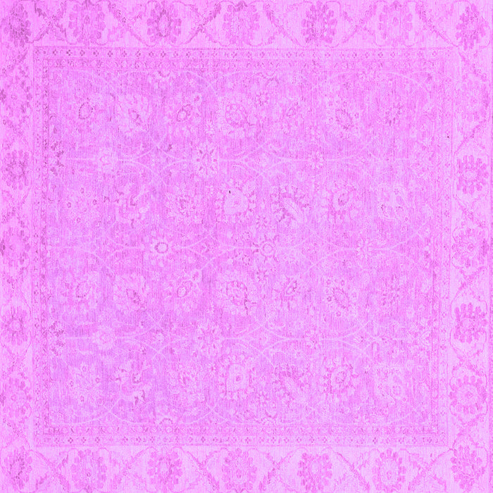 Square Abstract Purple Modern Rug, abs2468pur
