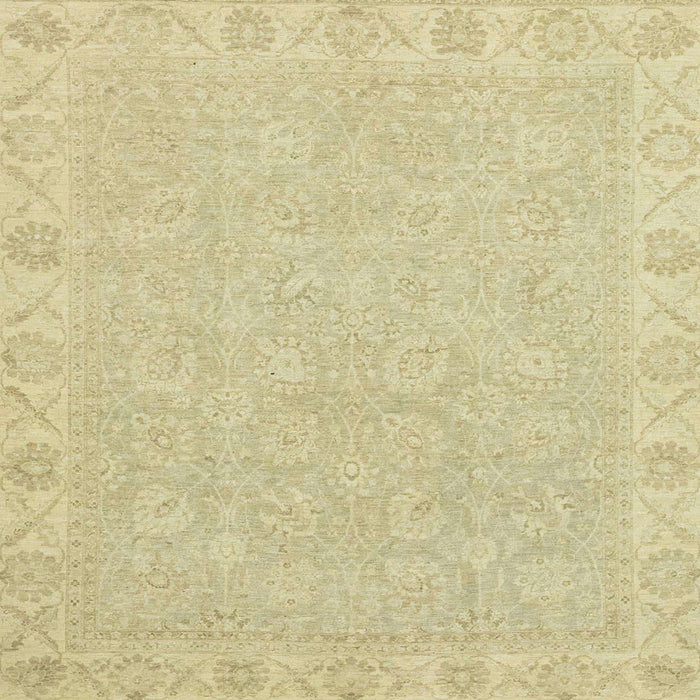 Square Abstract Brown Gold Modern Rug, abs2468