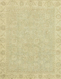 Machine Washable Abstract Brown Gold Rug, wshabs2468