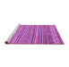 Sideview of Machine Washable Abstract Purple Modern Area Rugs, wshabs2469pur